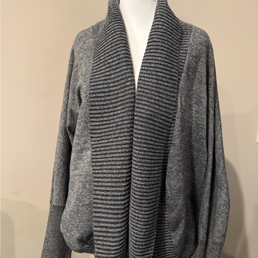 Women’s Charcoal Gray Cardigan Sweater Size XL